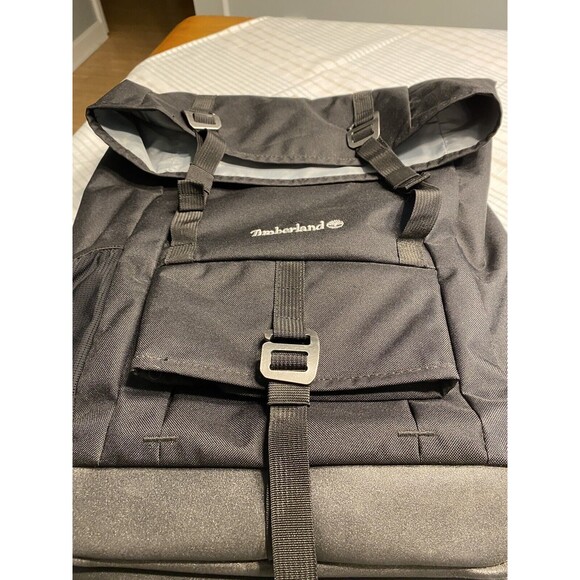 Timberland Keele Ridge Tectuff Backpack Black Hiking school - Picture 1 of 7